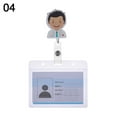 thumbnail image 1 of Office Supplies Metal Clip Nurse Doctor Name Tags Badge Holders with Retractable Reel Business Work Card ID Badge Holder 04, 1 of 8