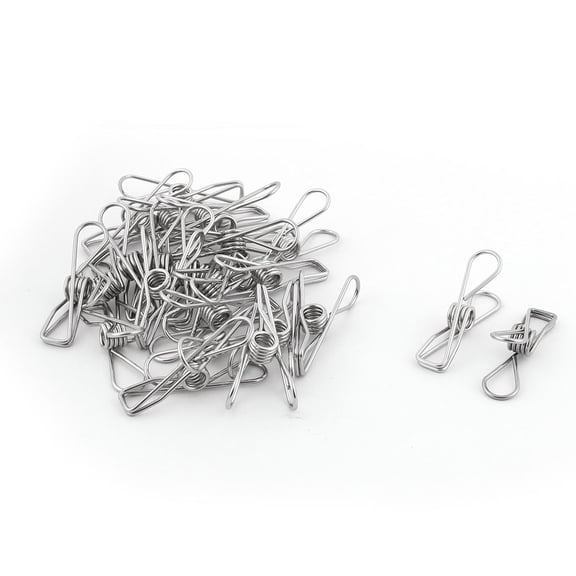 Office Supplies Metal Folder Paper Hollow Out Binder Clip 25 Pcs