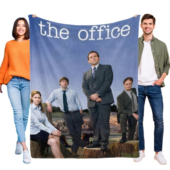 Office TV-Anti-Pilling Flannel Blanket Soft Lightweight Plush Fuzzy Cozy Luxury Blanket for Home and Kitchen Use Perfect for Kids and Adults30"X40"