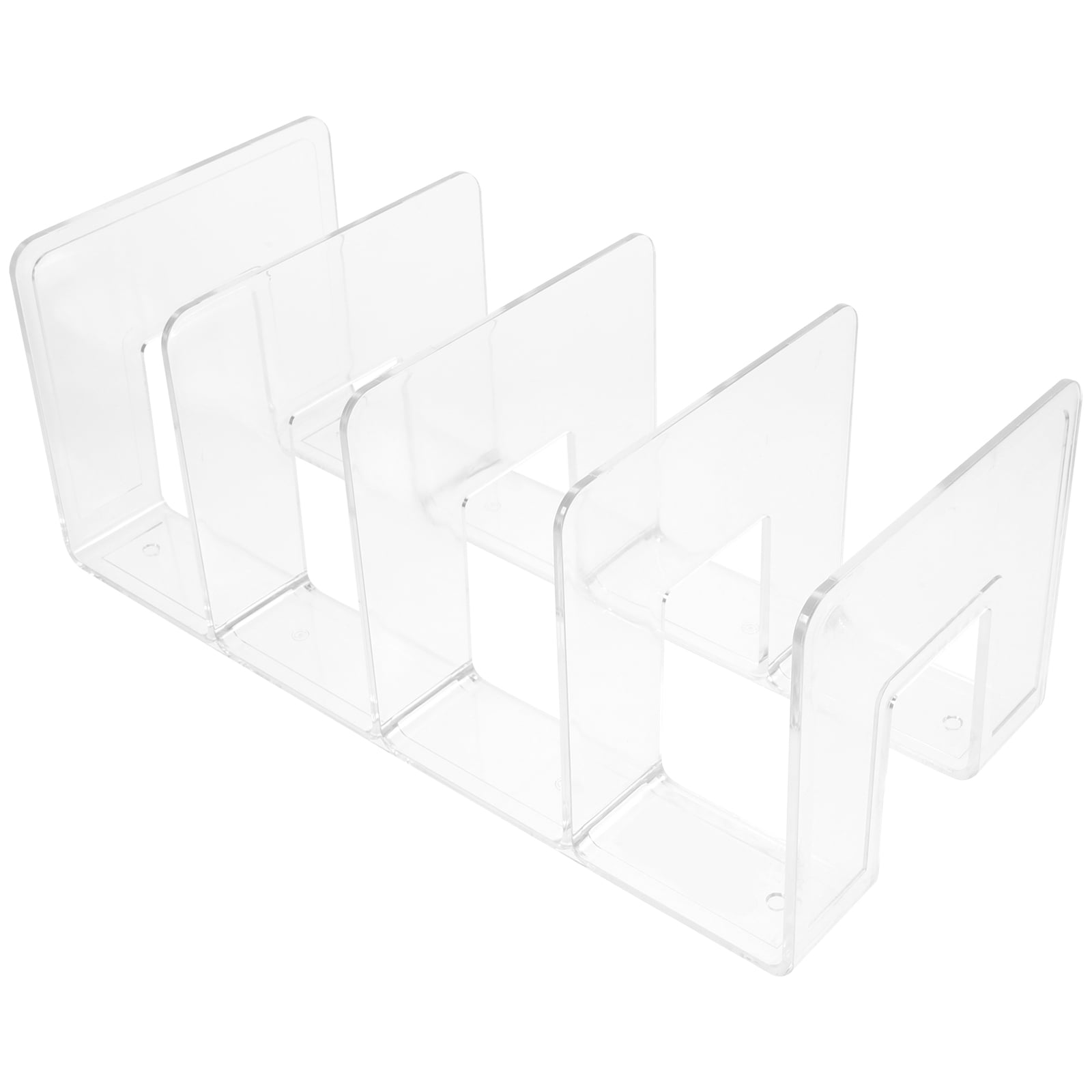 GOOHOCHY Book Arrangement Rack Acrylic Clear 1Pack 12.7x5.7x5.1in ...