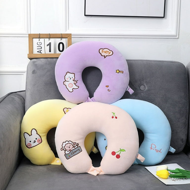 Office U shaped pillow slow rebound neck pillow pillow ultra lightweight convenient head pillow nap