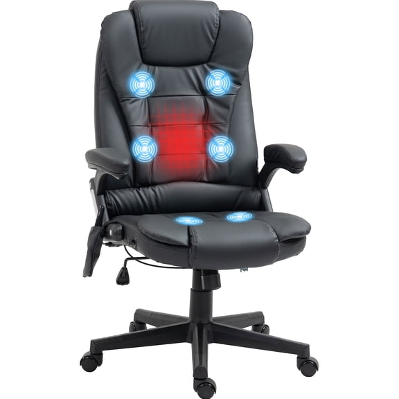 Office Use Chair, Black, With Vibration Massage & Heating, Adjustable Heating