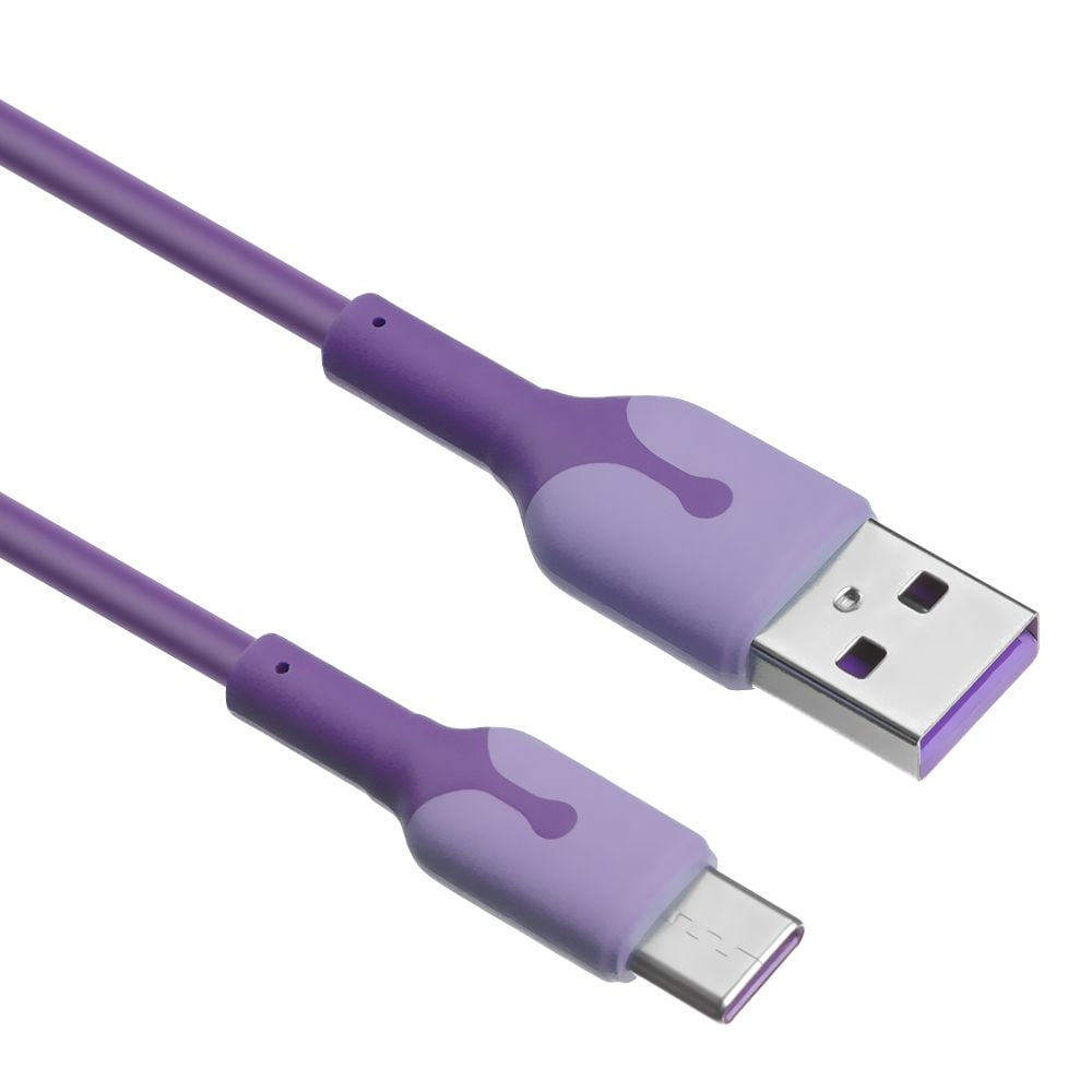 Câble USB C vers Lightning 30W Coloré SA29-CL3 - 1,2m - Violet 