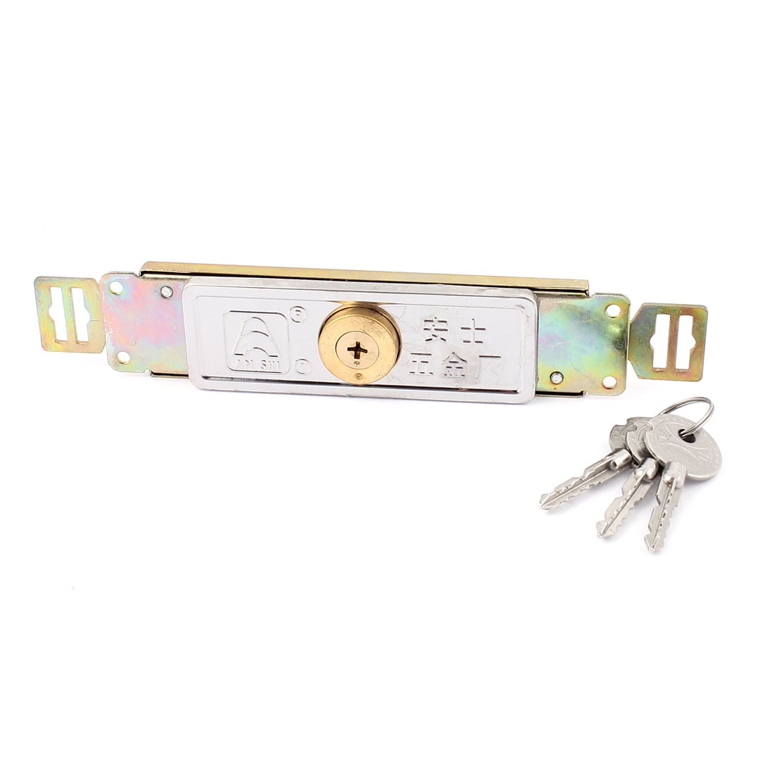 Office Vertical Cross Rolling Shutter Door Lock Roller Latch w Keys