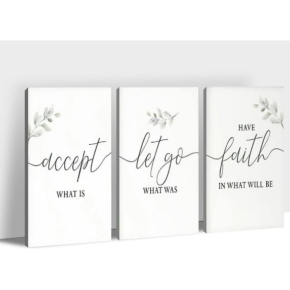 Office Wall Art-3 Panel Motivational Wall Art, Inspirational Quotes Canvas Art for Home Office Wall Decor,Positive Quote Wall Decor, Entrepreneur Words Poster Frame for Company 12\u201dx18\u201dx3Pcs