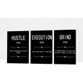 thumbnail image 1 of Office Wall Art - 3 Panel Motivational Wall Art, Inspirational Quotes Canvas Art for Home Office Wall Decor, Positive Quotes Wall Decor, Entrepreneur Grind Hustle Execution (12\u201dx18\u201dx3Pcs), 1 of 6