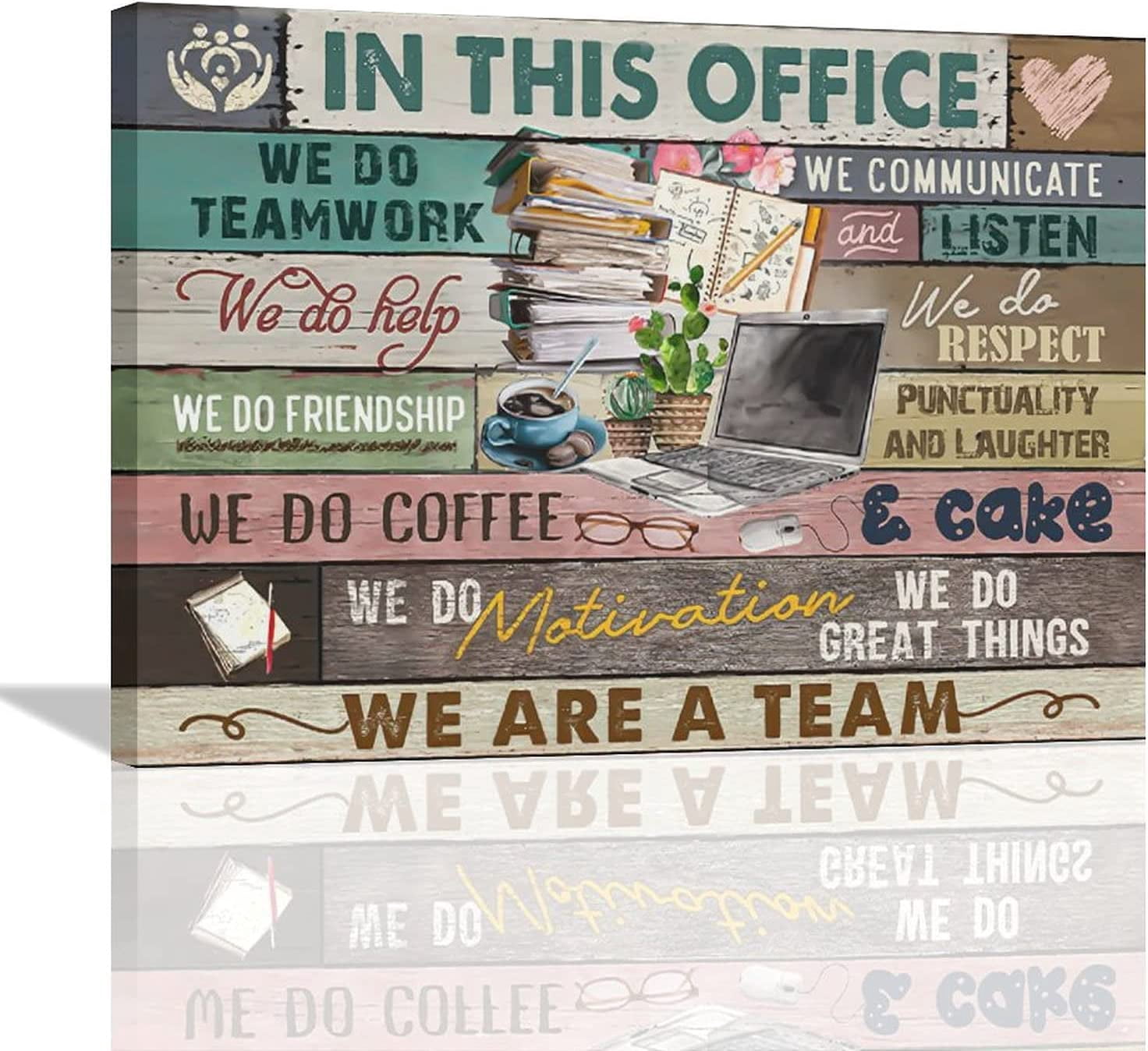 In This Office Wall Art Inspirational Wall Art for Office Motivational ...