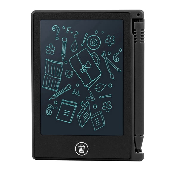 Office Whiteboard Compact, Lightweight LCD Drawing Board , Electronic 4.5inchLCD Writing Board , For Children/Kids For Memo List Reminder Note