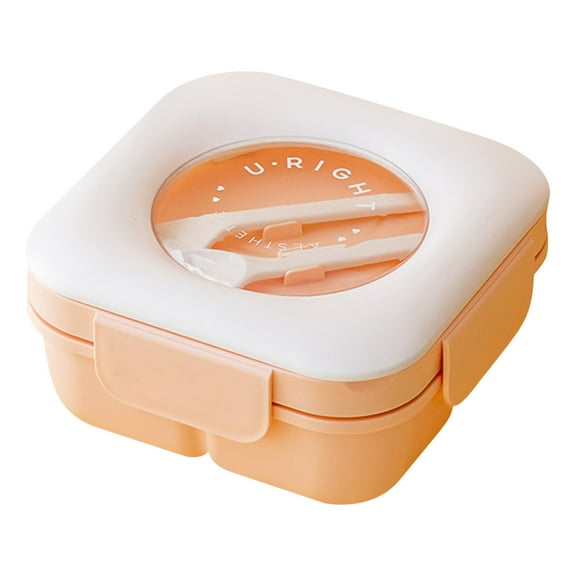 Lunch Box for Office, Microwave Safe Large Capacity Bento Container with Dividers, Divided Meal Prep Box, Portable Food Storage for Work, Leakproof Reusable Plastic Lunch Box