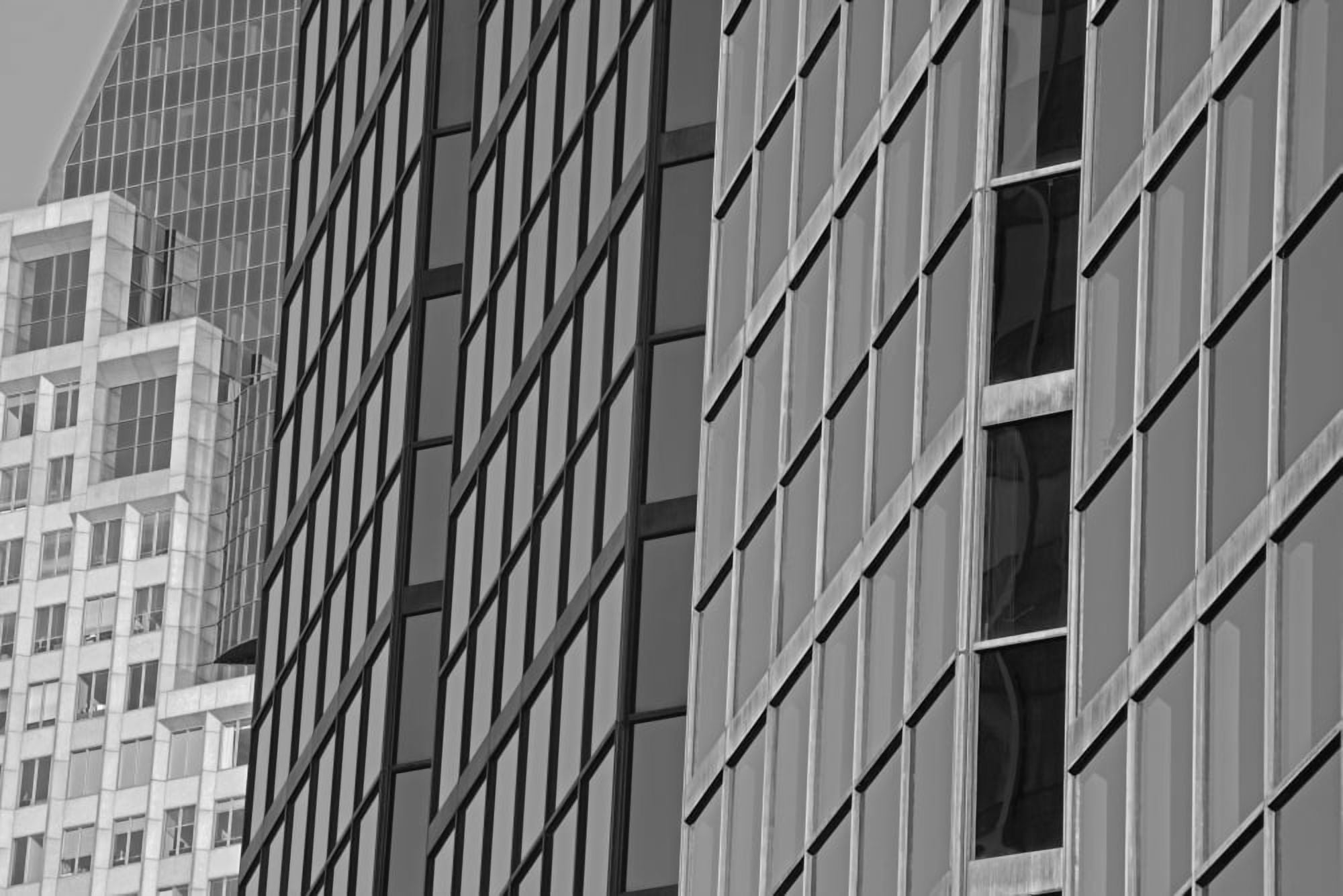 Office towers Montreal Quebec Canada Canvas Art - David Chapman Design Pics (19 x 12)