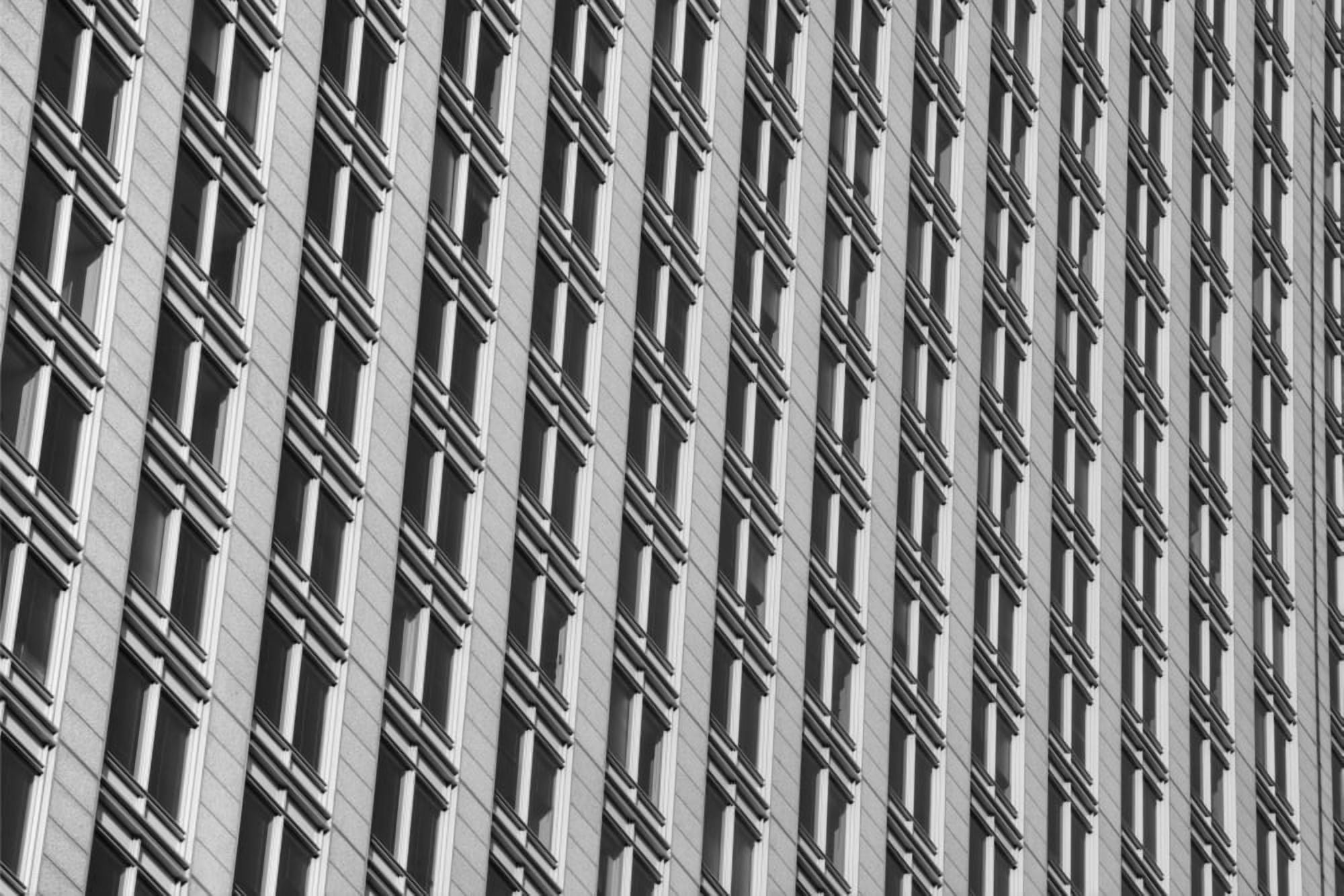 Office towers Montreal Quebec Canada Canvas Art - David Chapman Design Pics (38 x 24)