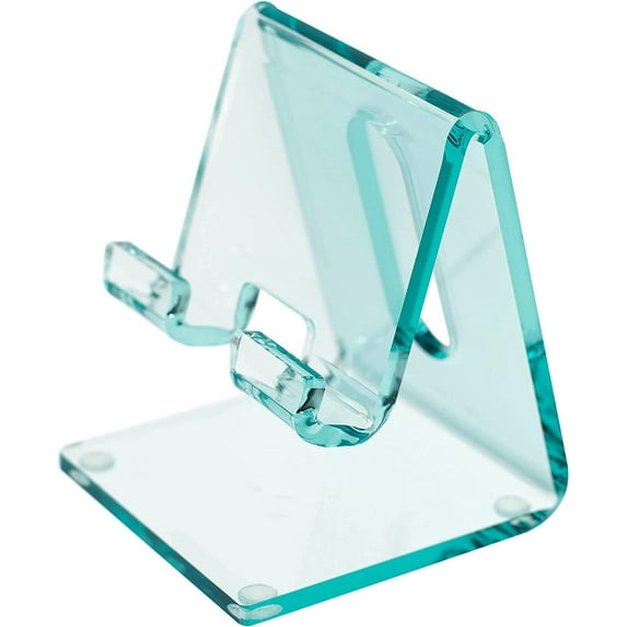 OfficeGoods Acrylic Phone Holder Cell Phone and Tablet Stand for 4 to 8 inch Screens Green