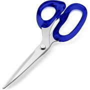 OfficeGoods Acrylic and Stainless Steel Multipurpose 9" Scissors - Blue