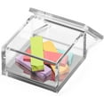 thumbnail image 1 of OfficeGoods Desk Organizer Square Acrylic Stackable Storage with Silver Base Small, 1 of 9