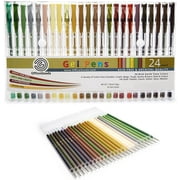 OfficeGoods Earth Tones Gel Pens with Refills - Set of 24