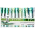 thumbnail image 1 of OfficeGoods Gel Pen Set Green Colored Gel Ink Pens with Refill Pack 24 Gel Pens, 1 of 10
