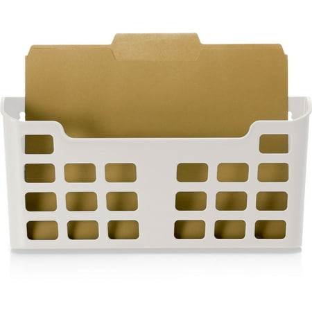 OfficeMate MagnetPlus Magnetic File Pocket Letter Size, White