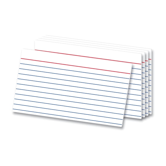 OfficeMax Heavyweight Index Cards, 3" x 5", Pack Of 100