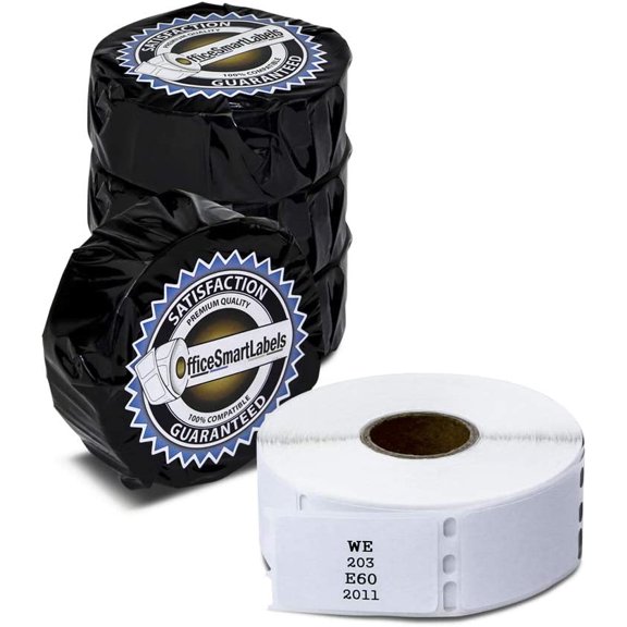 OfficeSmartLabels 1 x 1-1/2 inch Book Spines Labels, Compatible with 30347 (4 Rolls / 750 Labels Per Roll)