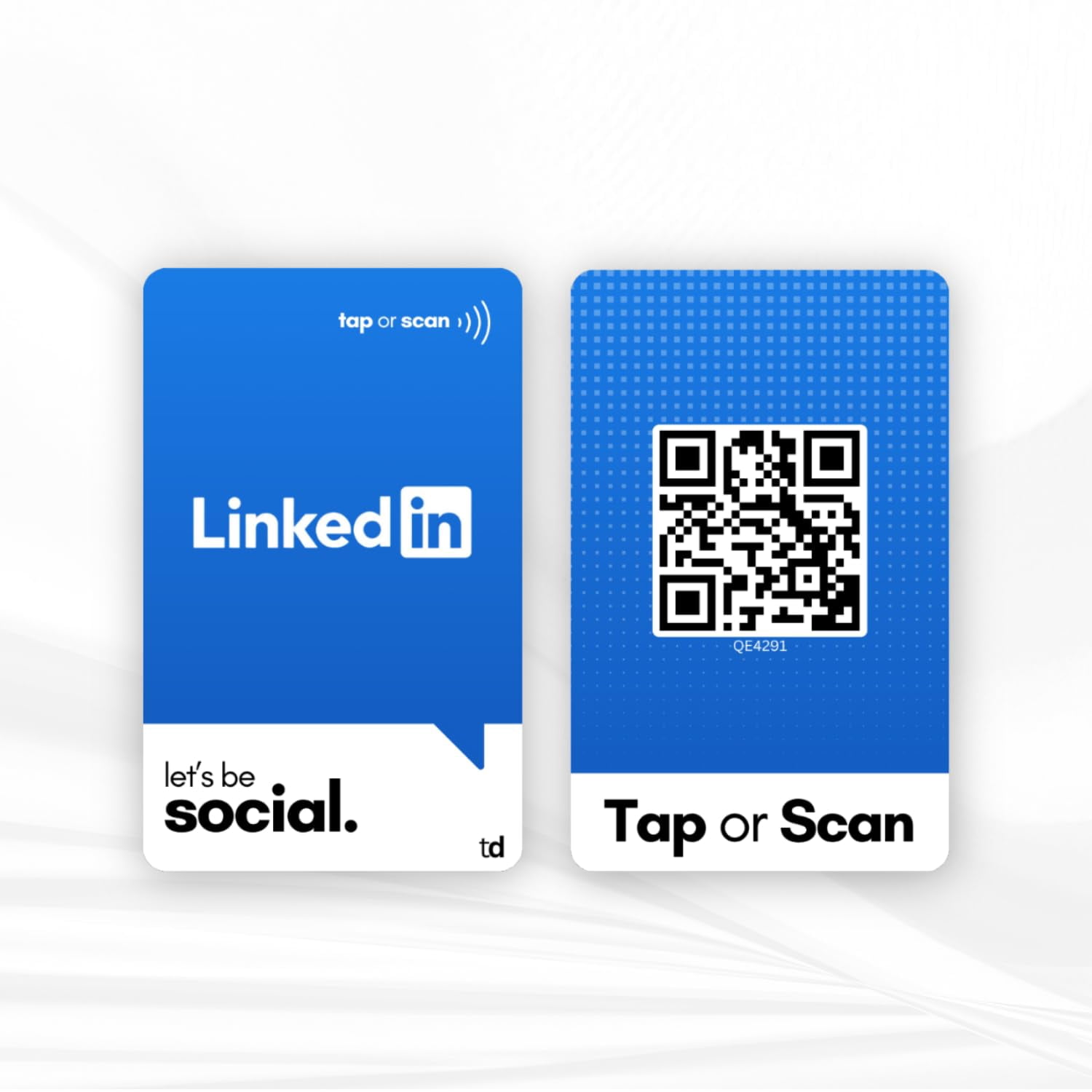OfficeZen LinkedIn Card | NFC & QR Enabled | Instant LinkedIn Profile ...