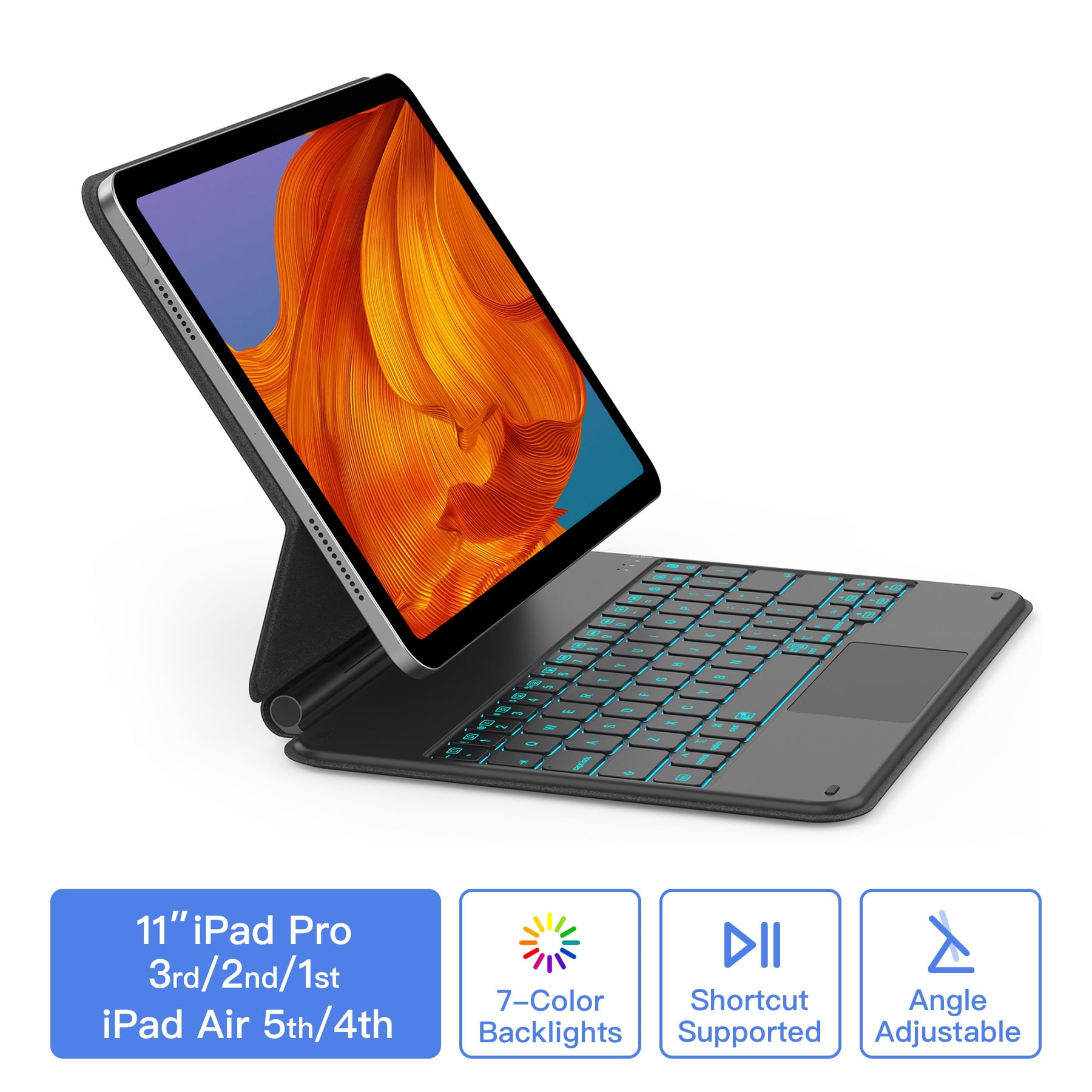 Officelab Bluetooth Keyboard Compatible with iPad Pro 11inch 2022/2021/2020/2019 1st/2nd/3rd
