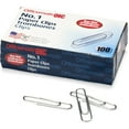 Officemate 1 NonSkid Paper Clips, 1,000 Clips (10 Boxes of 100 Each