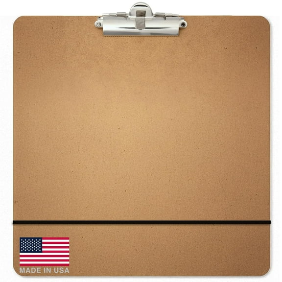 Officemate 13.25" x 13.25" Portable Sketch Board for Artists, Classrooms, or Design and Drafting (83091)