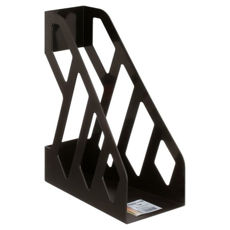 Officemate Achieva Magazine File, Recycled, Black (26215)