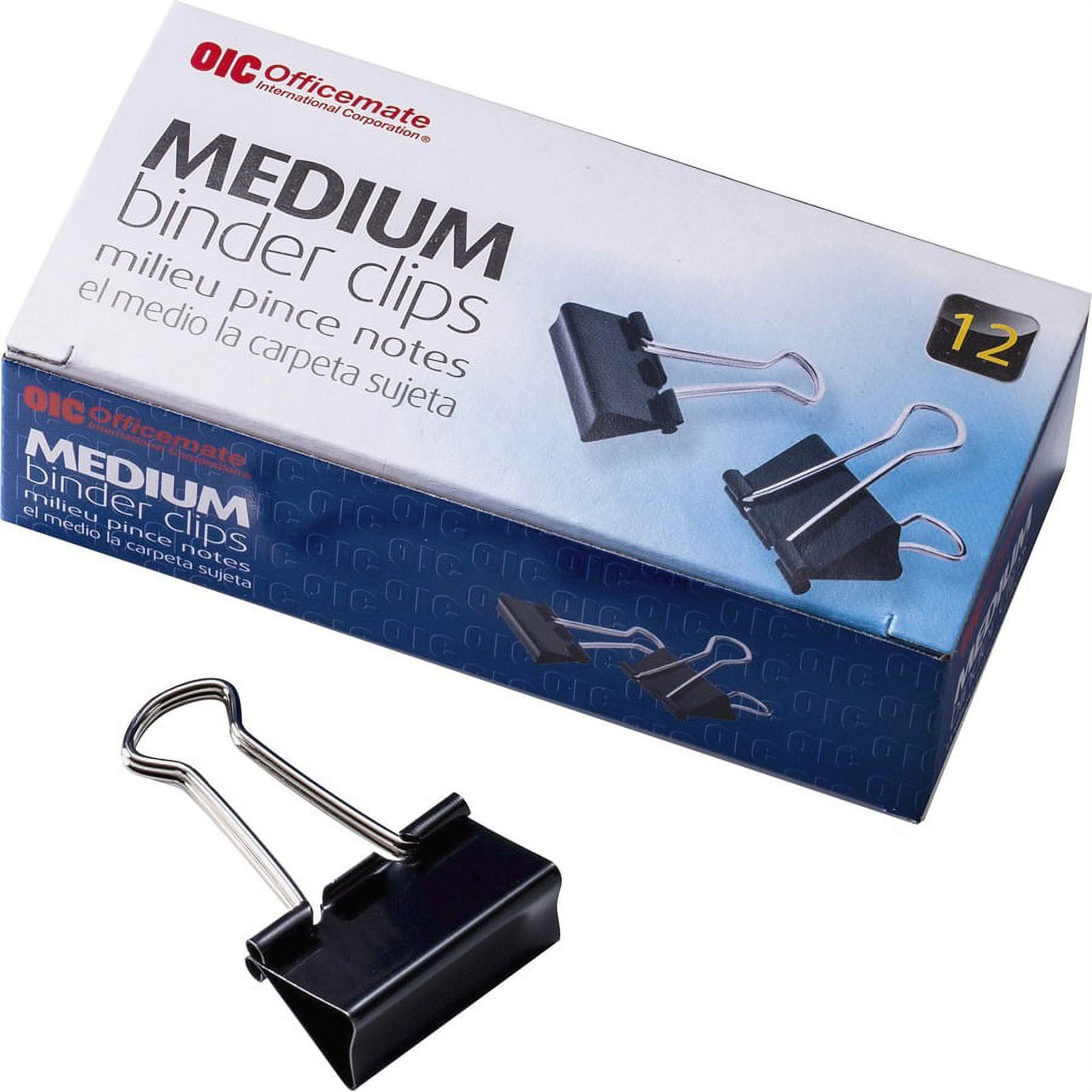 Officemate Binder Clips - Medium - 9