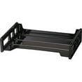 thumbnail image 1 of Officemate Black Side-Loading Desk Trays - 2.8" Height x 13.2" Width x 9" Depth - Desktop - Stackable, Durable, Non-stick, Portable, Carrying Handle - Black - 1 Each | Bundle of 10 Each, 1 of 1
