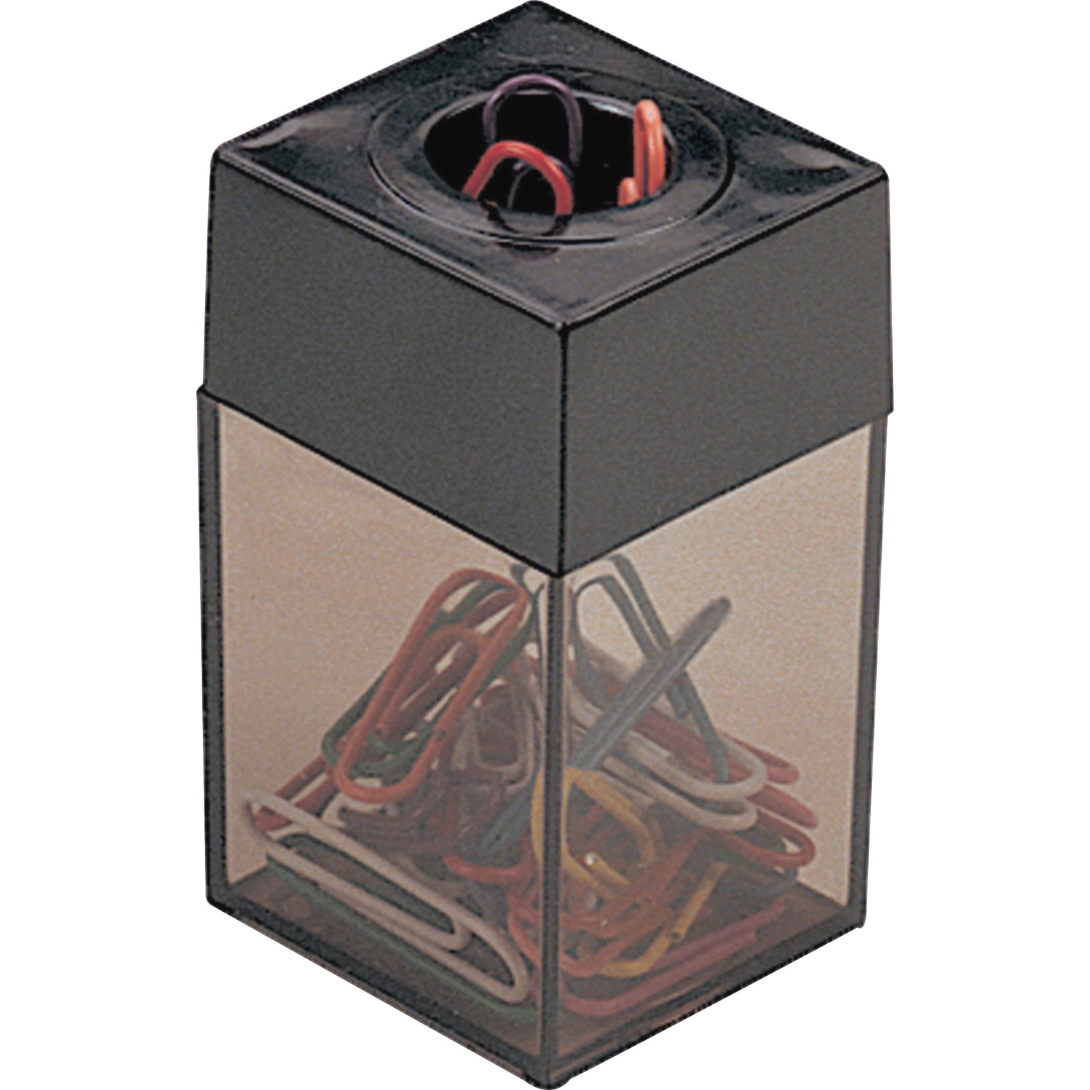 Small Black and Smoke Magnetic Clip Dispenser