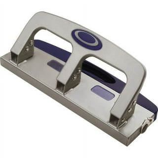 Officemate Heavy Duty Adjustable 2-3 Hole Punch with Lever Handle