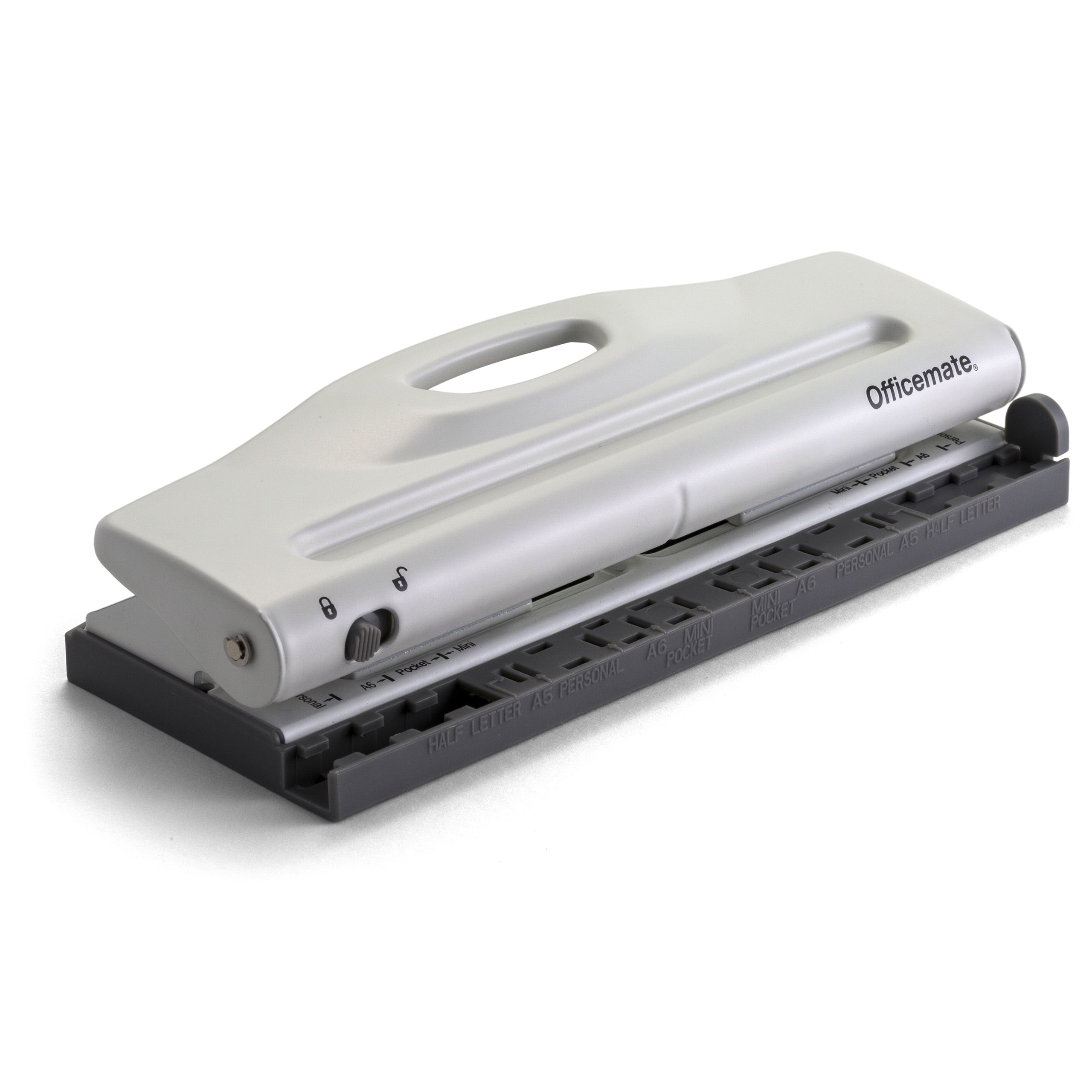 Kw-trio RNAB07MNMMZS4 kw-trio adjustable 6-hole desktop punch puncher for  a4 a5 a6 b7 dairy planner organizer six ring binder with 6 sheet capacity