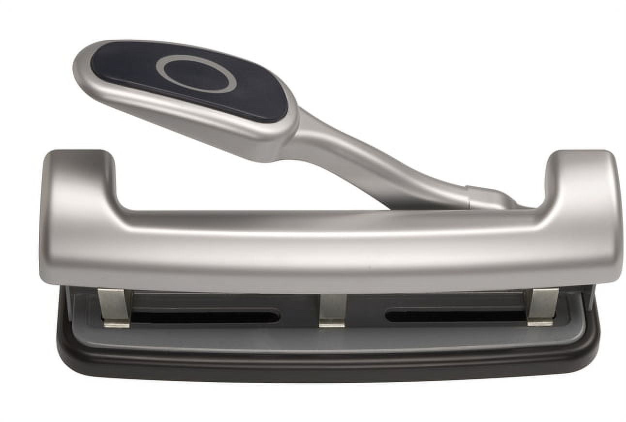 Officemate EZ Lever 2-3 Hole Adjustable Punch w/Lever Handle, 25 Sheet Capacity (90052)