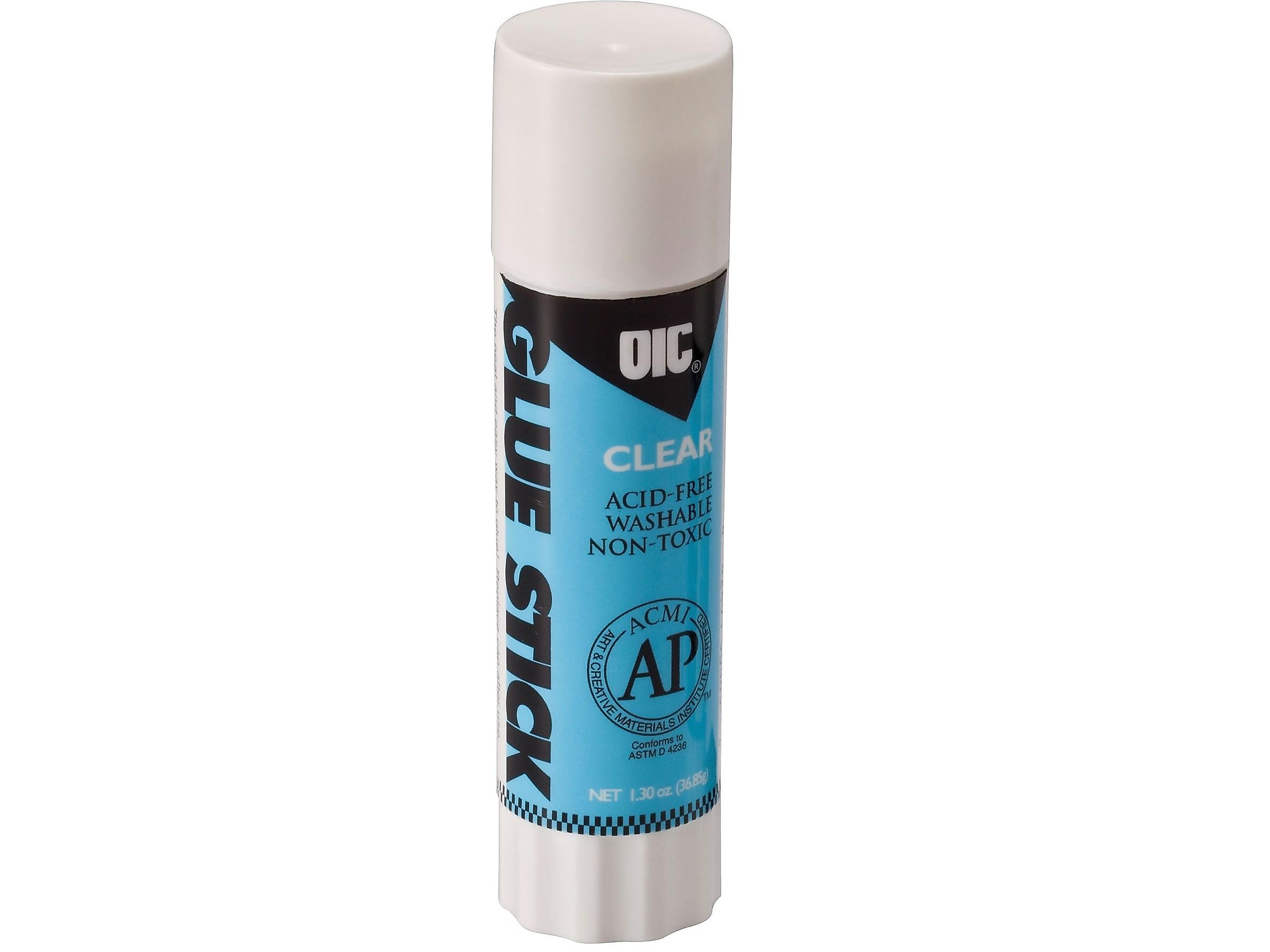 Officemate Glue Sticks, Clear, 1.3 oz, 1/EA (50003)