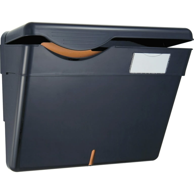 Officemate HIPAA Wall File with Cover - Black - Plastic - 1 Each Officemate HIPAA Wall File with Cover - Black - Plastic - 1 Each