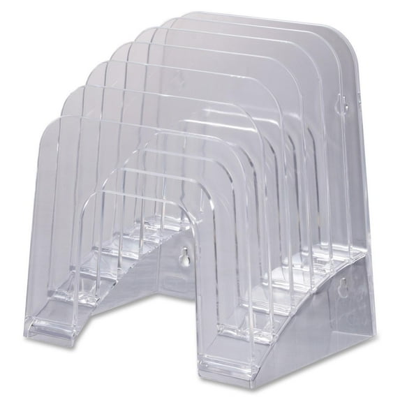 Officemate Jumbo Incline Sorter, 6 Compartment, Holds Letter and A4 Size, Clear (22934)