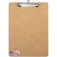 thumbnail image 1 of Officemate Low-profile Clipboard - 1" Clip Capacity - 9" x 12 1/2" - Low-profile - Hardboard - Brown - 1 Each, 1 of 3