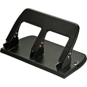 Officemate Medium Duty 3 Hole Punch with Ergonomic Handle, 30 Sheet Capacity, Black (90088)