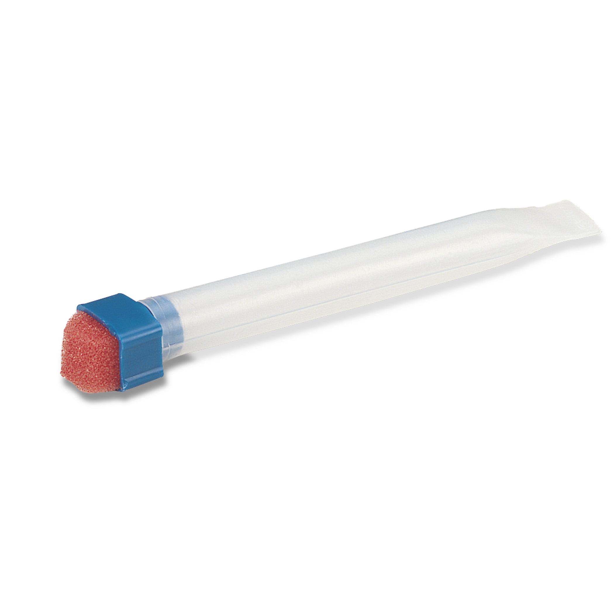 Officemate Pencil Style Moistener with Wedge Sponge Clear, Blue, Red