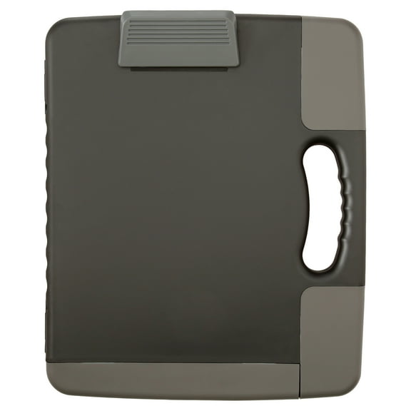 Officemate Portable Clipboard Storage Case, Charcoal (83301)