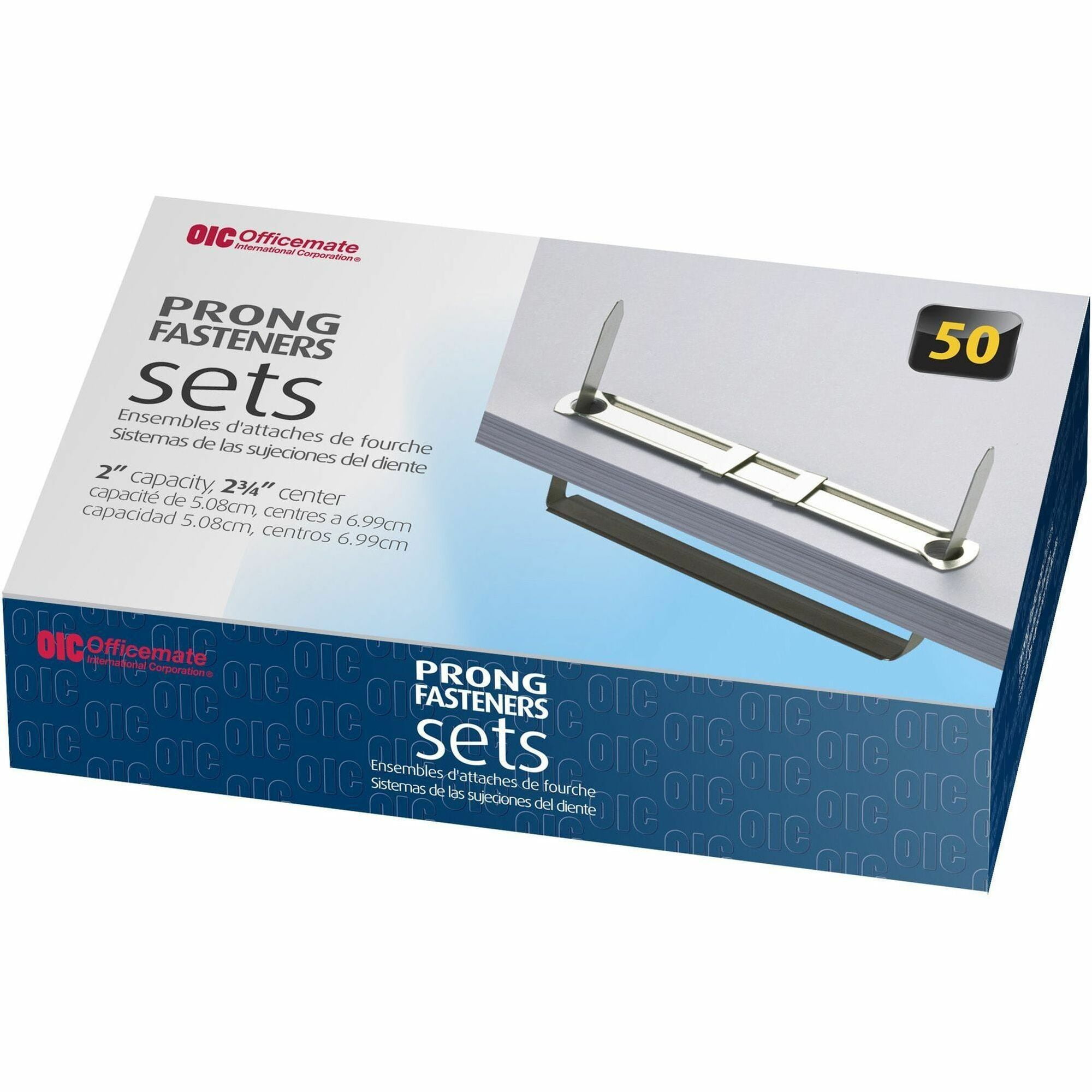 Officemate Prong Fasteners - Standard - 2.8 Officemate Prong Fasteners - Standard - 2.8