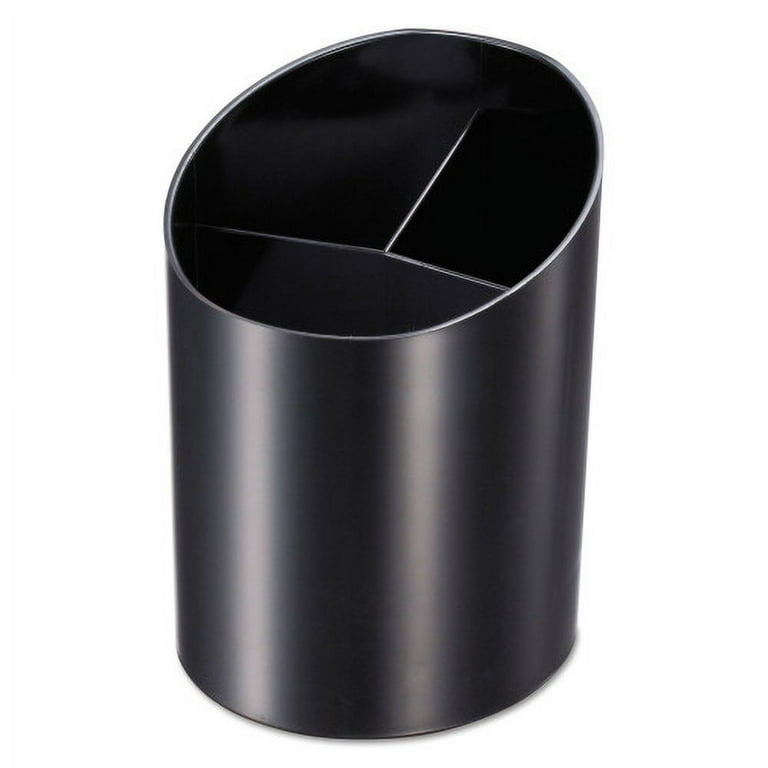 Recycled Big Pencil Cup, Plastic, 4.25 x 4.5 x 5.75, Black Recycled Big Pencil Cup, Plastic, 4.25 x 4.5 x 5.75, Black