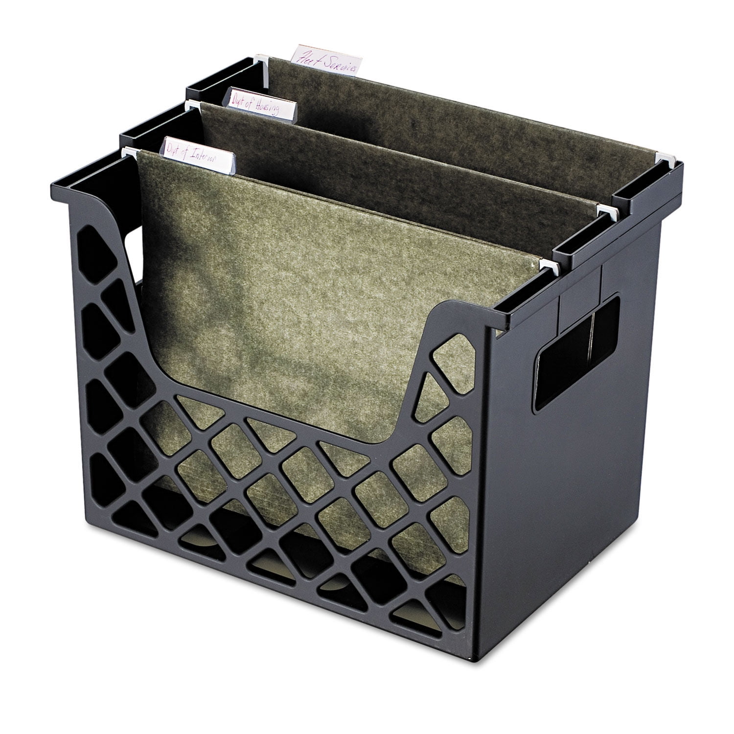 Recycled Desktop File Organizer, 3 Sections, Letter Size Files, 13.25 Recycled Desktop File Organizer, 3 Sections, Letter Size Files, 13.25
