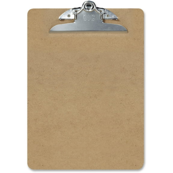 Officemate Recycled Hardboard Clipboard 1" Capacity Brown 3/Pack 8350583130