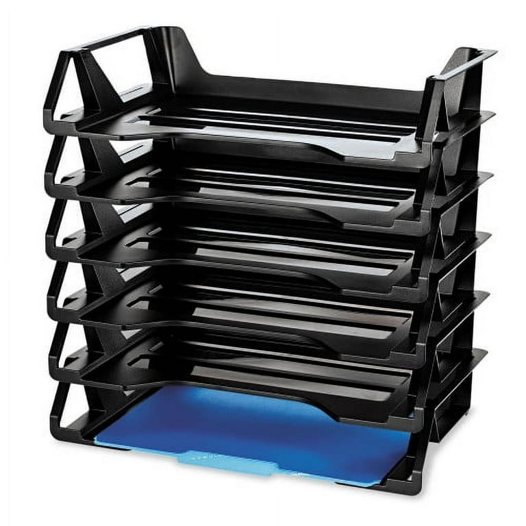 Recycled Side Load Desk Tray, 6 Sections, Letter Size Files, 15.13 Recycled Side Load Desk Tray, 6 Sections, Letter Size Files, 15.13