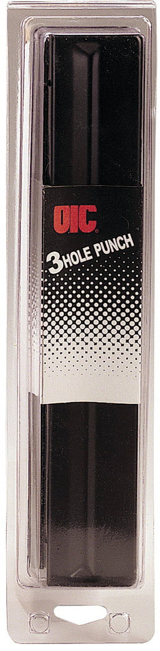 Officemate Standard 3 Hole Punch with 8 Sheet Capacity, Black (90099