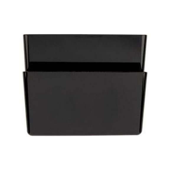 Officemate Wall File 13"x4-1/8"x11" Letter 2/BX Black 21405
