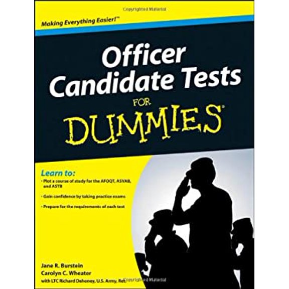 Pre-Owned Officer Candidate Tests for Dummies (Paperback) 047059876X 9780470598764