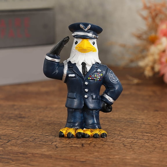 Officer Desktop Ornament Resin Sculpture Decorative Figurine For Home Memorabilia Collectible Desktop Ornament Easy To Use